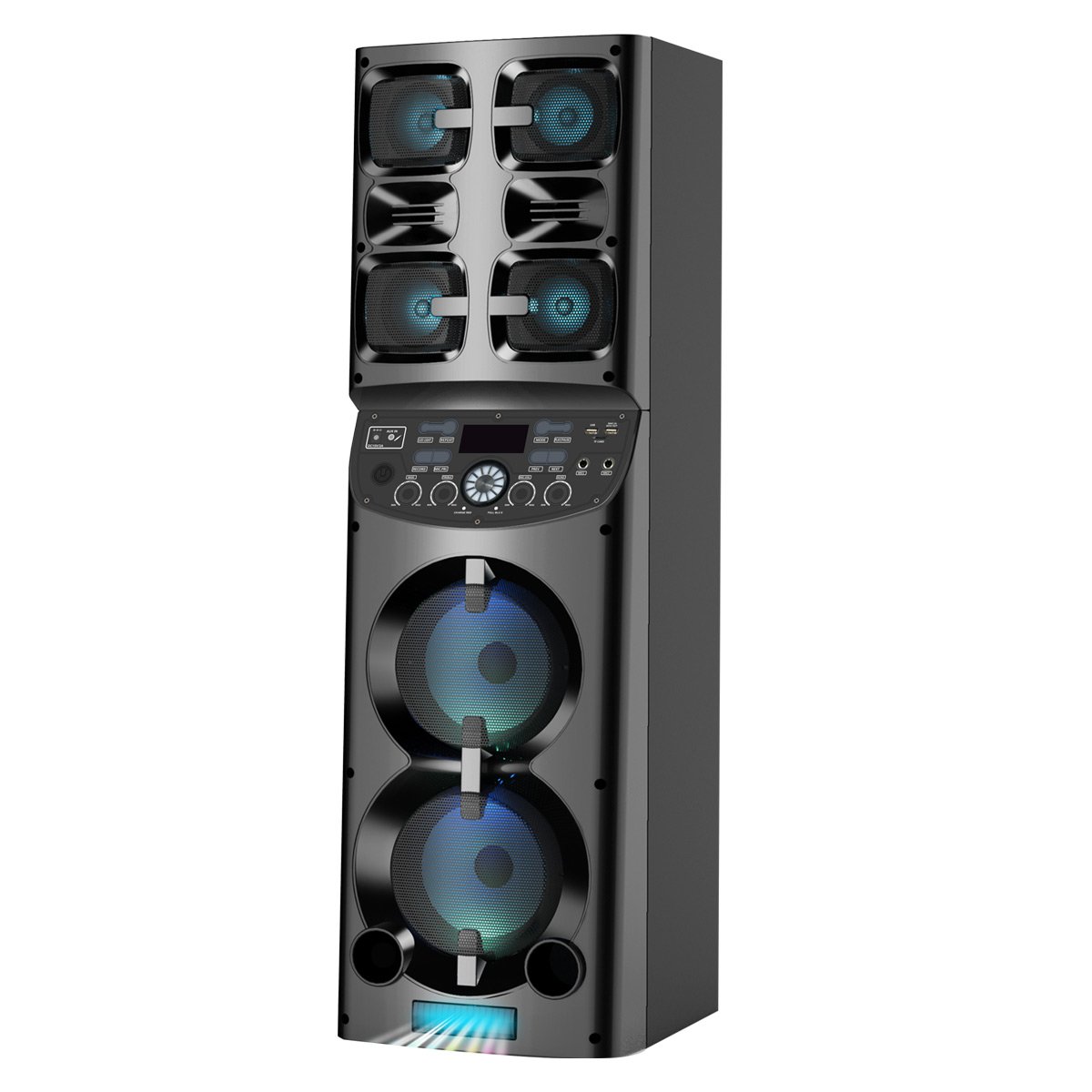 GIZMORE BLUETOOTH PARTY SPEAKER-MUSIC-AUDIO-SOUND SYSTEM GIZ WHEELZ T6000