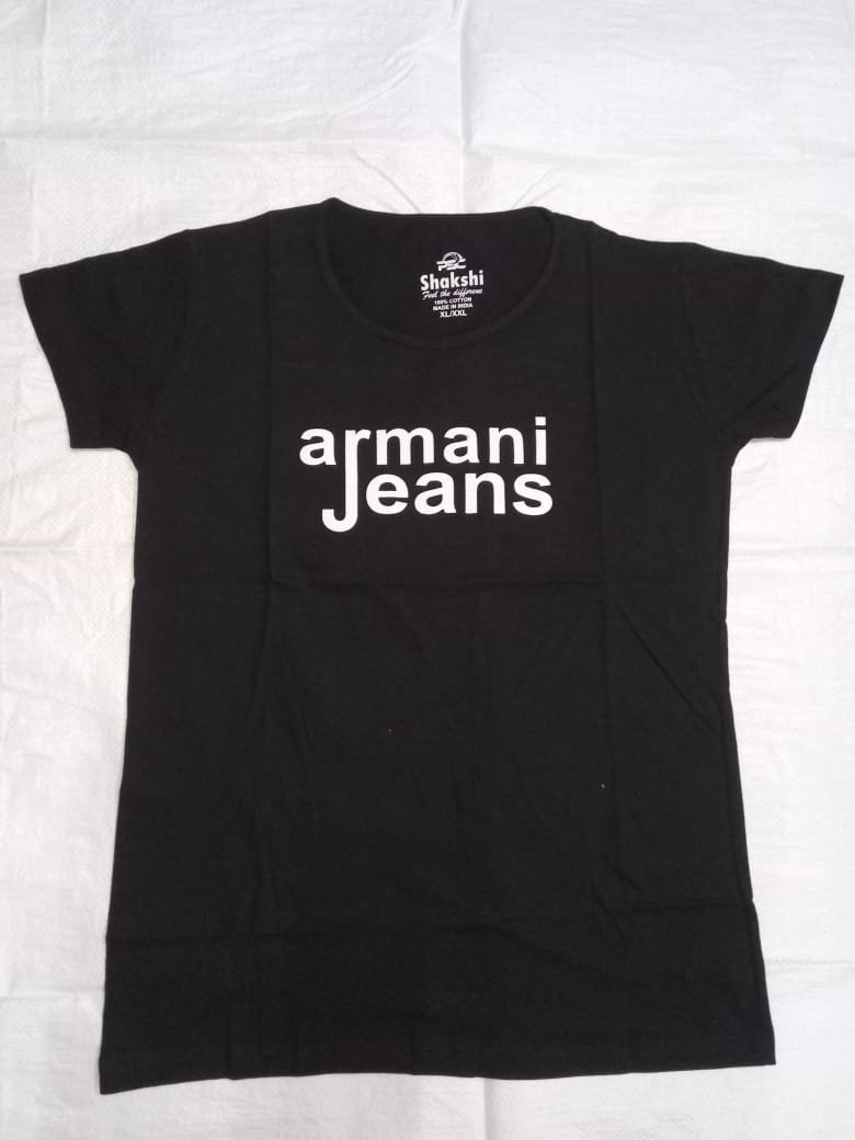 ELC Ladies short top in Black colour