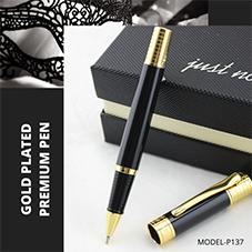 EHP Hayman 24 CT Gold Plated Roller Ball Pen With Box (P-137)