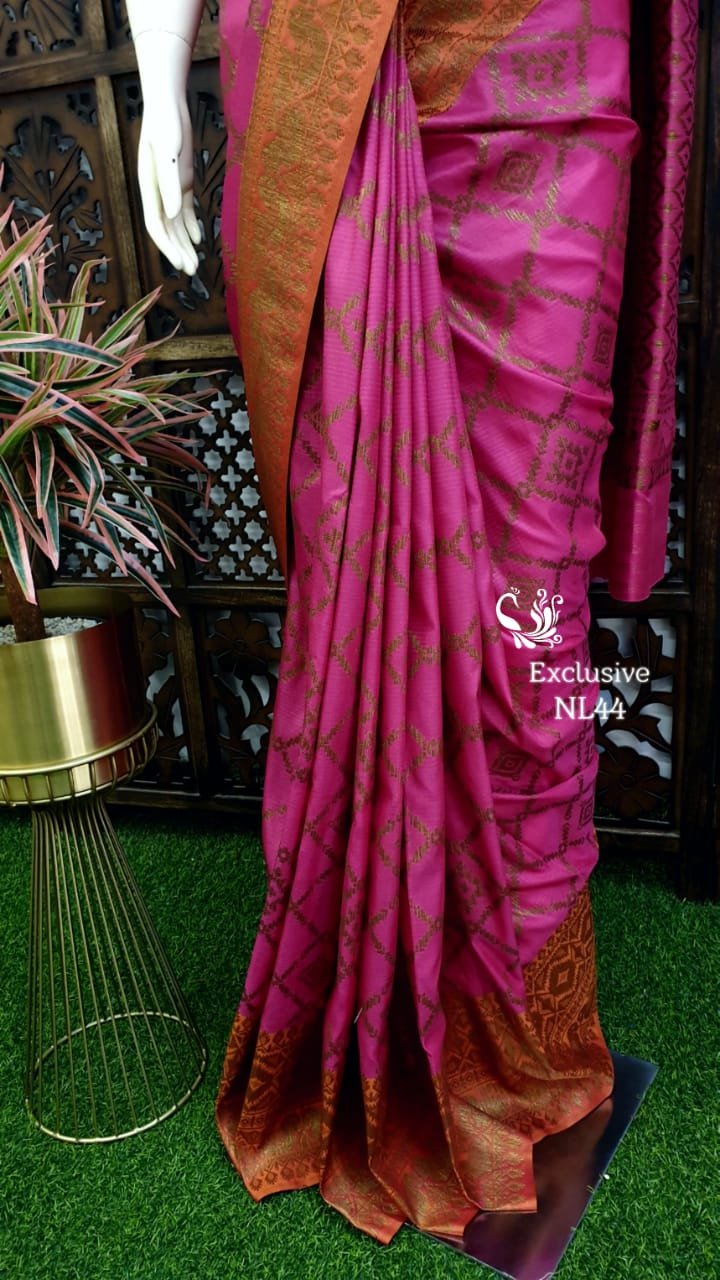 JKD Dupion Silk  Cotton Saree